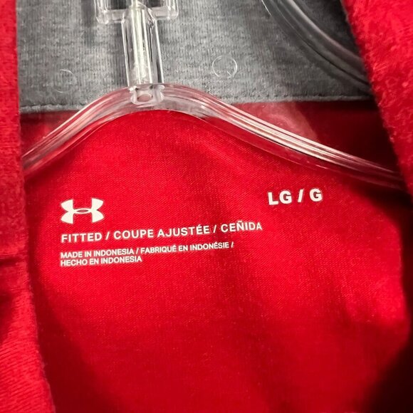 Under Armour Women's Active Collared Pullover Top Red Size Large Maryland - Picture 8 of 8